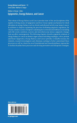 Epigenetics, Energy Balance, and Cancer