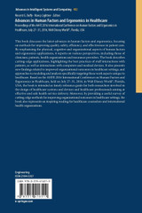 Advances in Human Factors and Ergonomics in Healthcare Advances in Human Factors and Ergonomics in Healthcare