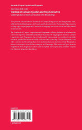 Yearbook of Corpus Linguistics and Pragmatics 2016
