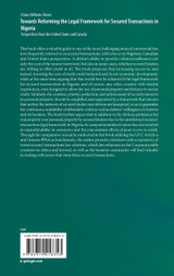 Towards Reforming the Legal Framework for Secured Transactions in Nigeria