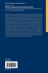 Advances in Human Factors and System Interactions