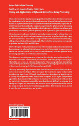 Theory and Applications of Spherical Microphone Array Processing