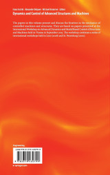 Dynamics and Control of Advanced Structures and Machines