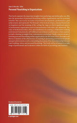 Personal Flourishing in Organizations