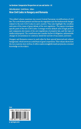 New Civil Codes in Hungary and Romania New Civil Codes in Hungary and Romania