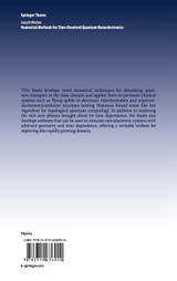 Numerical Methods for Time-Resolved Quantum Nanoelectronics