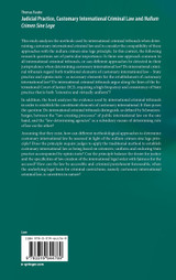 Judicial Practice, Customary International Criminal Law and Nullum Crimen Sine Lege