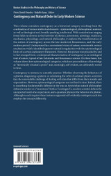 Contingency and Natural Order in Early Modern Science