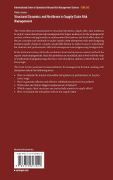 Structural Dynamics and Resilience in Supply Chain Risk Management