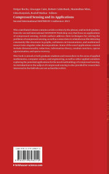 Compressed Sensing and its Applications