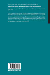 Operator Theory, Function Spaces, and Applications