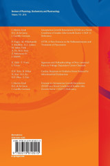 Reviews of Physiology, Biochemistry and Pharmacology Vol. 170