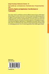 Geometry, Algebra and Applications