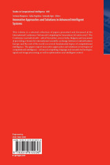 Innovative Approaches and Solutions in Advanced Intelligent Systems