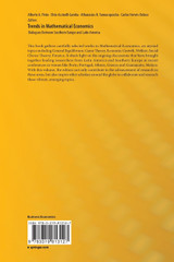 Trends in Mathematical Economics