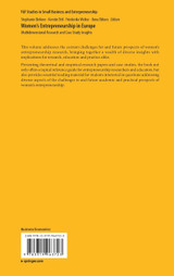 Women's Entrepreneurship in Europe Women's Entrepreneurship in Europe