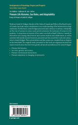 Primate Life Histories, Sex Roles, and Adaptability