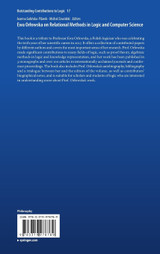 Ewa Orłowska on Relational Methods in Logic and Computer Science