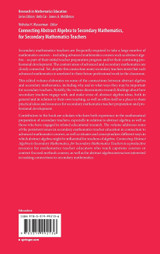 Connecting Abstract Algebra to Secondary Mathematics, for Secondary Mathematics Teachers
