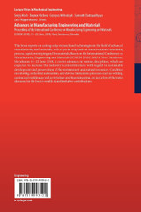 Advances in Manufacturing Engineering and Materials Advances in Manufacturing Engineering and Materials