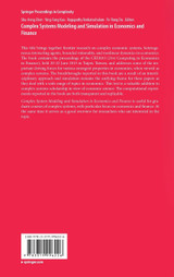 Complex Systems Modeling and Simulation in Economics and Finance