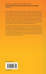 Modern Corporate Finance, Investments, Taxation and Ratings Modern Corporate Finance, Investments, Taxation and Ratings