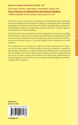 Recent Advances in Mathematical and Statistical Methods