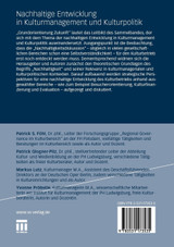 Nachhaltige Entwicklung in Kulturmanagement und Kulturpolitik