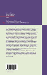 The Shaping of Arithmetic after C.F. Gauss's Disquisitiones Arithmeticae The Shaping of Arithmetic after C.F. Gauss's Disquisitiones Arithmeticae