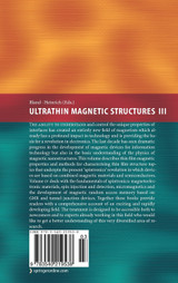 Ultrathin Magnetic Structures III