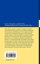 Entrepreneurship, the New Economy and Public Policy