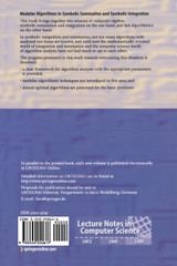 Modular Algorithms in Symbolic Summation and Symbolic Integration Modular Algorithms in Symbolic Summation and Symbolic Integration