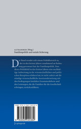 Familienpolitik und soziale Sicherung Familienpolitik und soziale Sicherung