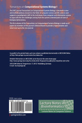 Transactions on Computational Systems Biology I