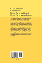 Monte Carlo and Quasi-Monte Carlo Methods 2000