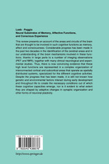 Neural Substrates of Memory, Affective Functions, and Conscious Experience
