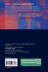 Transactions on Computational Systems Biology VII