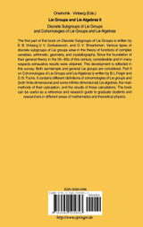 Lie Groups and Lie Algebras II Lie Groups and Lie Algebras II