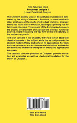 Functional Analysis I