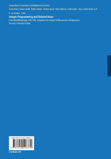 Integer Programming and Related Areas