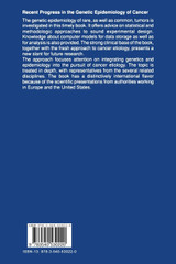 Recent Progress in the Genetic Epidemiology of Cancer
