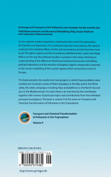 Exchange and Transport of Air Pollutants Over Complex Terrain and the Sea