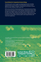 Formal Methods for Computational Systems Biology
