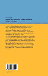 Corporate Social Responsibility, Corporate Restructuring and Firm's Performance