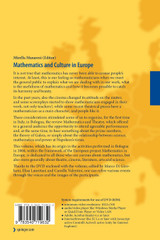 Mathematics and Culture in Europe