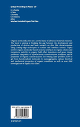 Interface Controlled Organic Thin Films Interface Controlled Organic Thin Films