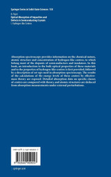 Optical Absorption of Impurities and Defects in Semiconducting Crystals
