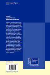 Superconductor/Semiconductor Junctions