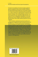 Microlocal Analysis and Precise Spectral Asymptotics Microlocal Analysis and Precise Spectral Asymptotics