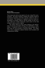 Essays in Socio-Economics Essays in Socio-Economics